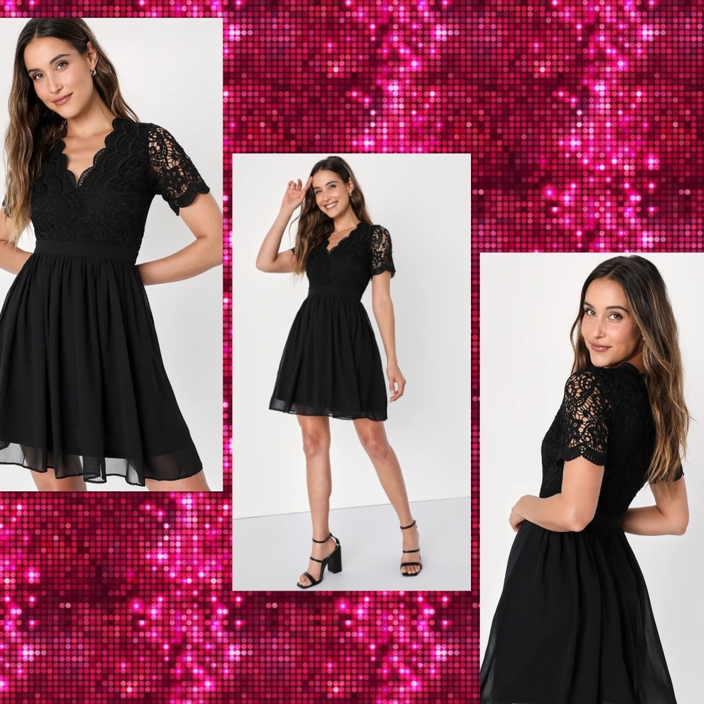 Lulu's Black cocktail dress